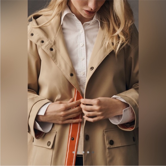 Anthropologie Maeve Hooded Utility Jacket Size 3X NWT - Picture 5 of 10